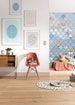 Komar Shelly Bluewave Non Woven Wall Mural 200x250cm 2 Panels Ambiance | Yourdecoration.com