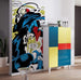 Komar Spider Man Retro Comic Non Woven Wall Mural 100x200cm 2 Panels Ambiance | Yourdecoration.com