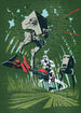 Komar Star Wars Classic Concrete Endor Non Woven Wall Mural 200x280cm 4 Panels | Yourdecoration.com