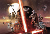 Komar Star Wars EP7 Collage Wall Mural 368x254cm | Yourdecoration.com