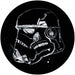 Komar Star Wars Ink Stormtrooper Self Adhesive Wall Mural 125x125cm Round | Yourdecoration.com