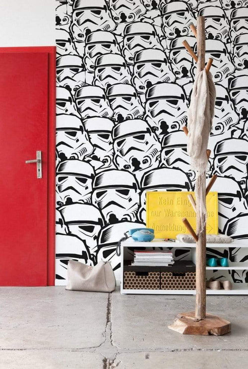 Komar Star Wars Stormtrooper Swarm Non Woven Wall Mural 250x280cm 5 Panels Ambiance | Yourdecoration.com