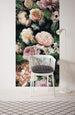 Komar Victoria Black Non Woven Wall Mural 100x250cm 1 baan Ambiance | Yourdecoration.com