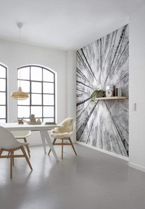 Komar Weiss Blau Non Woven Wall Mural 450x280cm 9 Panels Ambiance | Yourdecoration.com