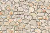Wizard+Genius Natural Stone Wall I Non Woven Wall Mural 384x260cm 8 Panels | Yourdecoration.com