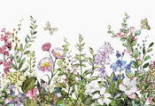 Wizard+Genius Summer Flowers Non Woven Wall Mural 384x260cm 8 Panels | Yourdecoration.com