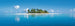 Wall Mural - Maldive Island 366x127cm - Paper Wallpaper