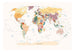 Wall Mural - World Map 250x175cm - Non-Woven Murals